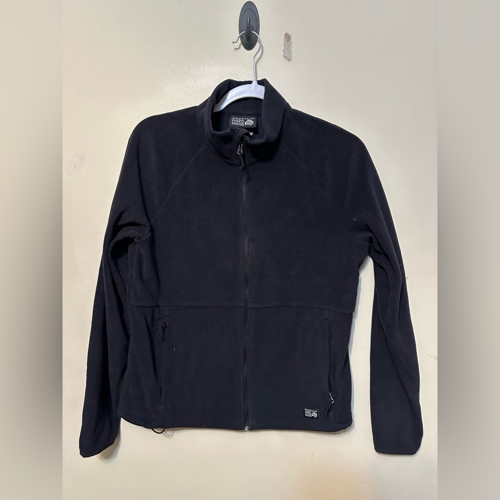 Mountain Hardwear Women's Oakoram Fleece Full-Zip‎ Jacket Medium Black Hiking